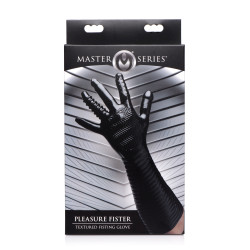 Master Series Gant Long Texturé Pleasure Fister Noir